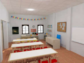 Digital Representation of a 2nd Floor Classroom