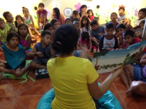 Story time at Kids club