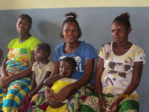 Women at the maternity clinic