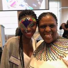 Babalwa & Anathi at an advocacy event in New York