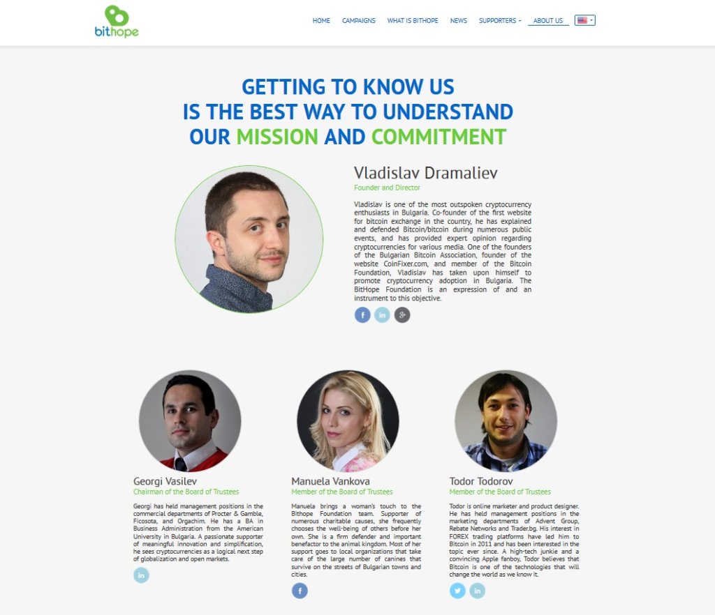 Bitcoin Crowdfunding for Charity - BitHope.org - GlobalGiving