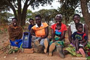 Women farmers love their Prime radio!