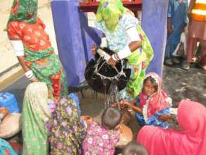 Sweet and clean water from a new water well