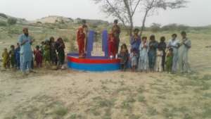 The people pray for sweet water