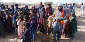 People are happy to find water well at doorsteps