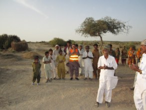 The people of Thar are praying before digging.