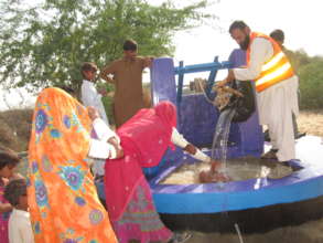 Sweet drinking water from a well in Thar