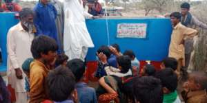 Children enjoying Water Bath