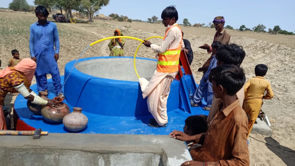 People are Jubilant after Sweet Water Emerged
