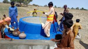 People are Jubilant after Sweet Water Emerged