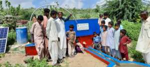 Solar Panel Operated Water Well