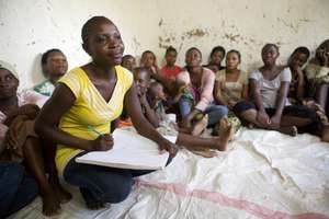Rehema Saidi, an ELA club mentor in Tanzania.