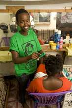 Jackline Chikusa, ELA member, salon owner.