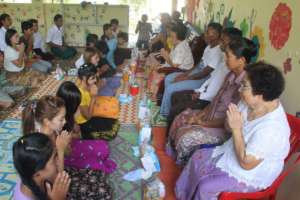 Honoring the Elderly for Songkran Festival