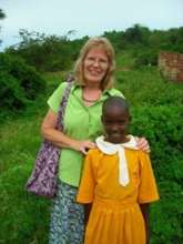 Agnes with her sponsor Linda in 2009