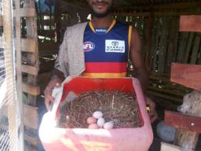 Kolo with Caqalai Chicken Eggs
