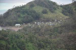 Yanuca Village Moturiki after the cyclone Feb 2016