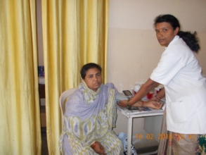 At the clinic
