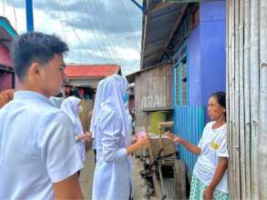 Student Nurses home educate parents on Pertussis