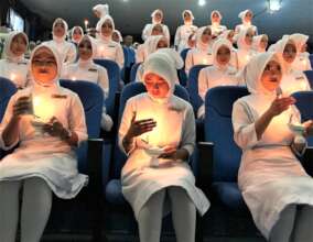 A proud day for the young nurses who work so hard