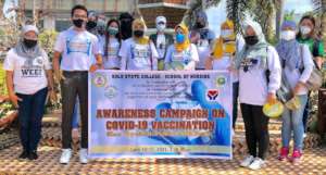 Nursing School community vaccination team