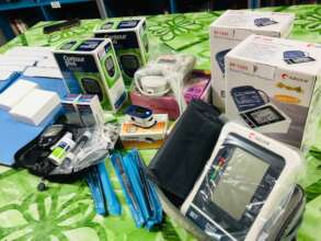 Donated medical supplies arriving to schools