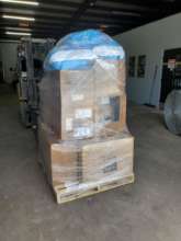 Pallet of donated surgical and medical supplies