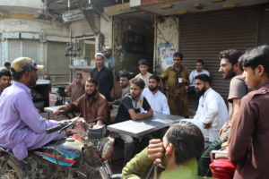 Imran spreading awareness about SCNIC in Baithak