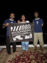 From left: Ali S.,  Jenan A., Waleed A.