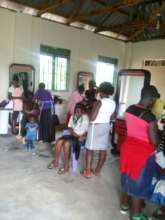 Hair dressing and Cosmotology students learning