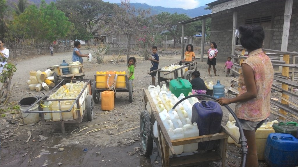Provide clean water to 55 families in East Timor