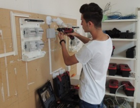 Vocational workshops for youth at risk