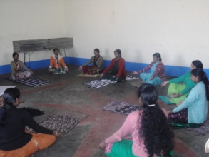 Relaxation exercise for the programme participants