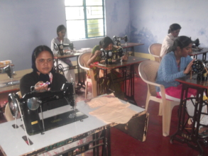 Tailoring session for the Thulidhalai trainees