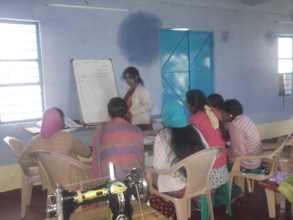 ET staff conducting tailoring classes