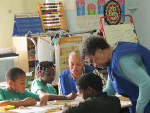 Foster Grandparents mentoring DC Elementary Kids