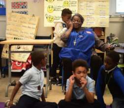 UPO Foster Grandparent tutoring DC children