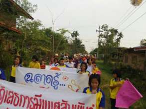 A parade promoting sex education awareness