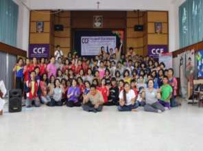 Attendants at the youth camp