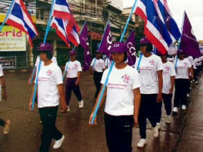 Procession of CCF youths