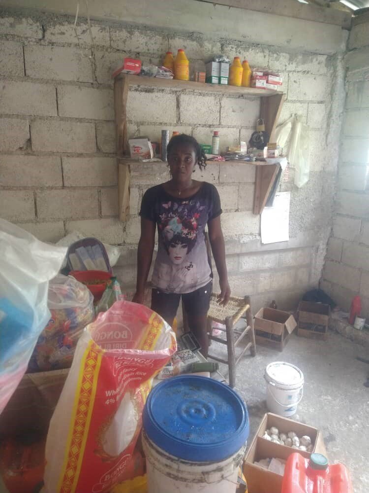 A Member in Her Small Shop