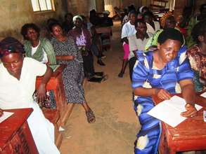 Borrowers attend a health and education seminar