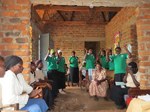 Ladies of the Mutufu sub-hub thank WMI