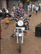 Olive Nangoli and Her Motorbike