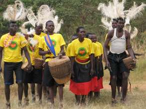 Former child soldiers perform for WMI trainers