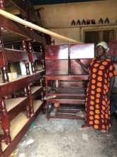 Rosi in her Furniture Shop