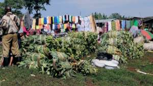Selling Boygoyas at the Market