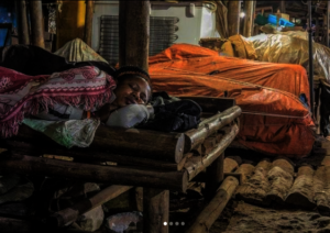 WMI Borrower Sleeping at Market