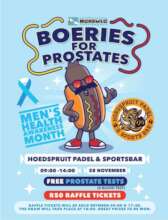Boeries for prostates Men's Health Awareness event