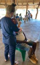 COVID rapid antigen test done at game lodge